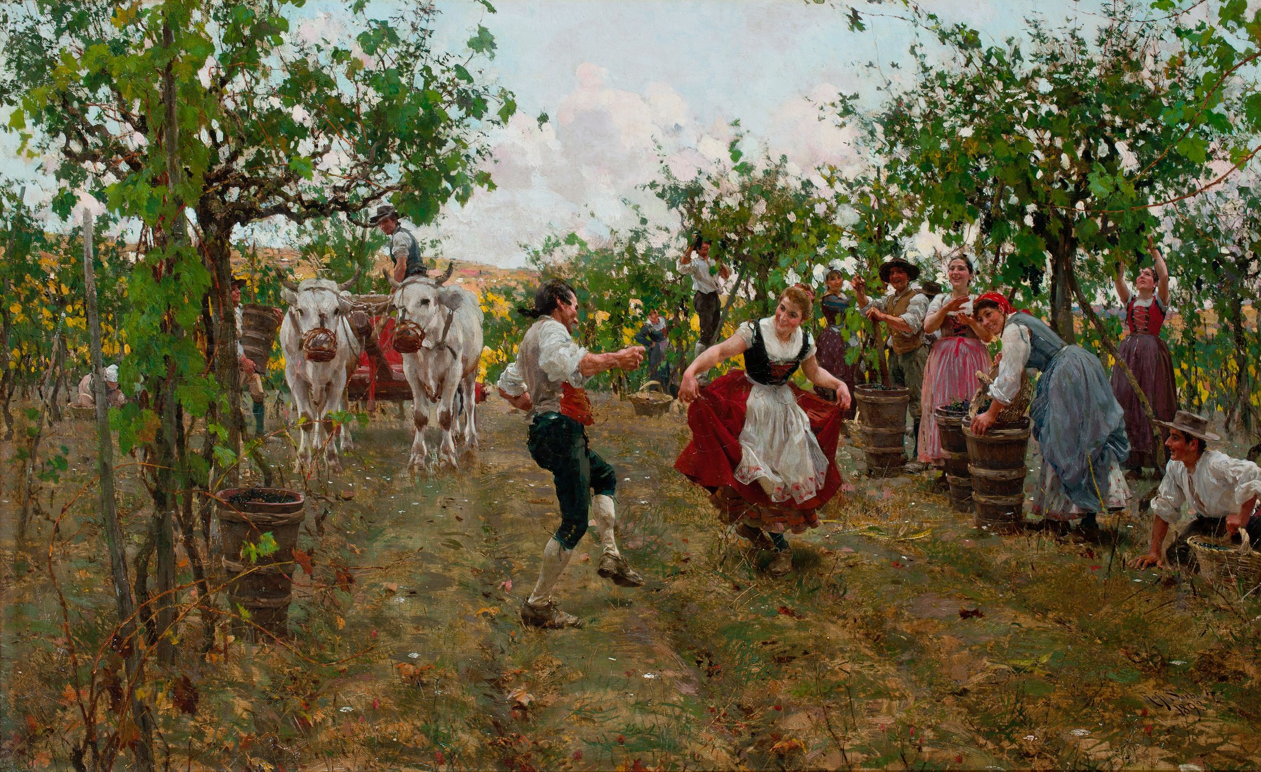 Raffaello_Sorbi_-_La_festa_della_vendemmia 1893