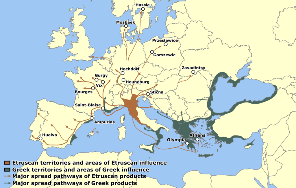2045px-Map_of_Europe_with_indication_of_the_directions_of_the_traffic_of_Etruscan_and_Greek_products_-_(English_language_version).svg