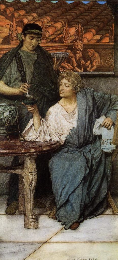 the-roman-wine-tasters-1861 Alma Tadema